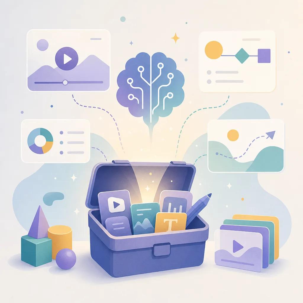 Illustration related to best ai tools for creating explainers