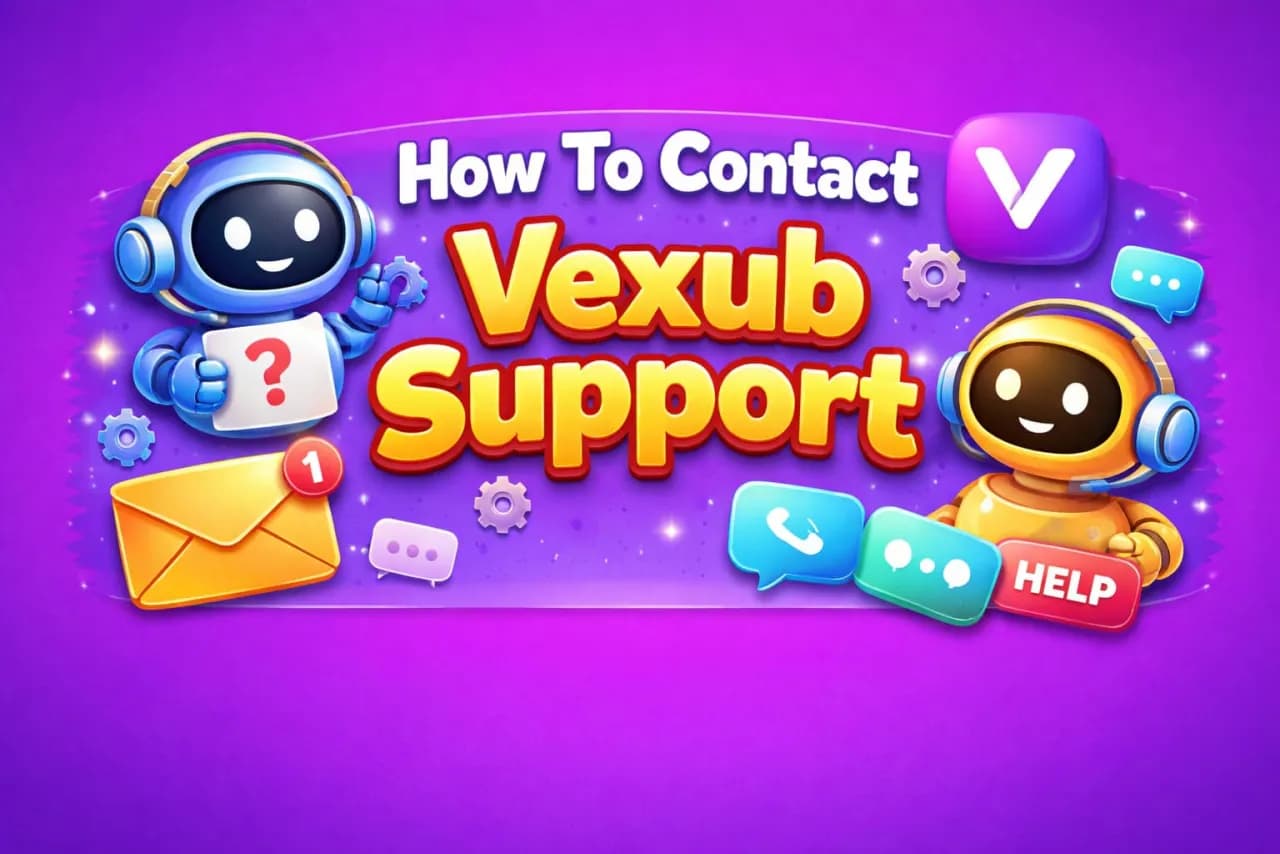How To Contact Vexub Support