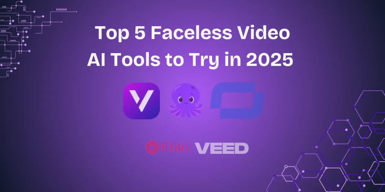 Top 5 Faceless Video AI Tools to Try in 2026