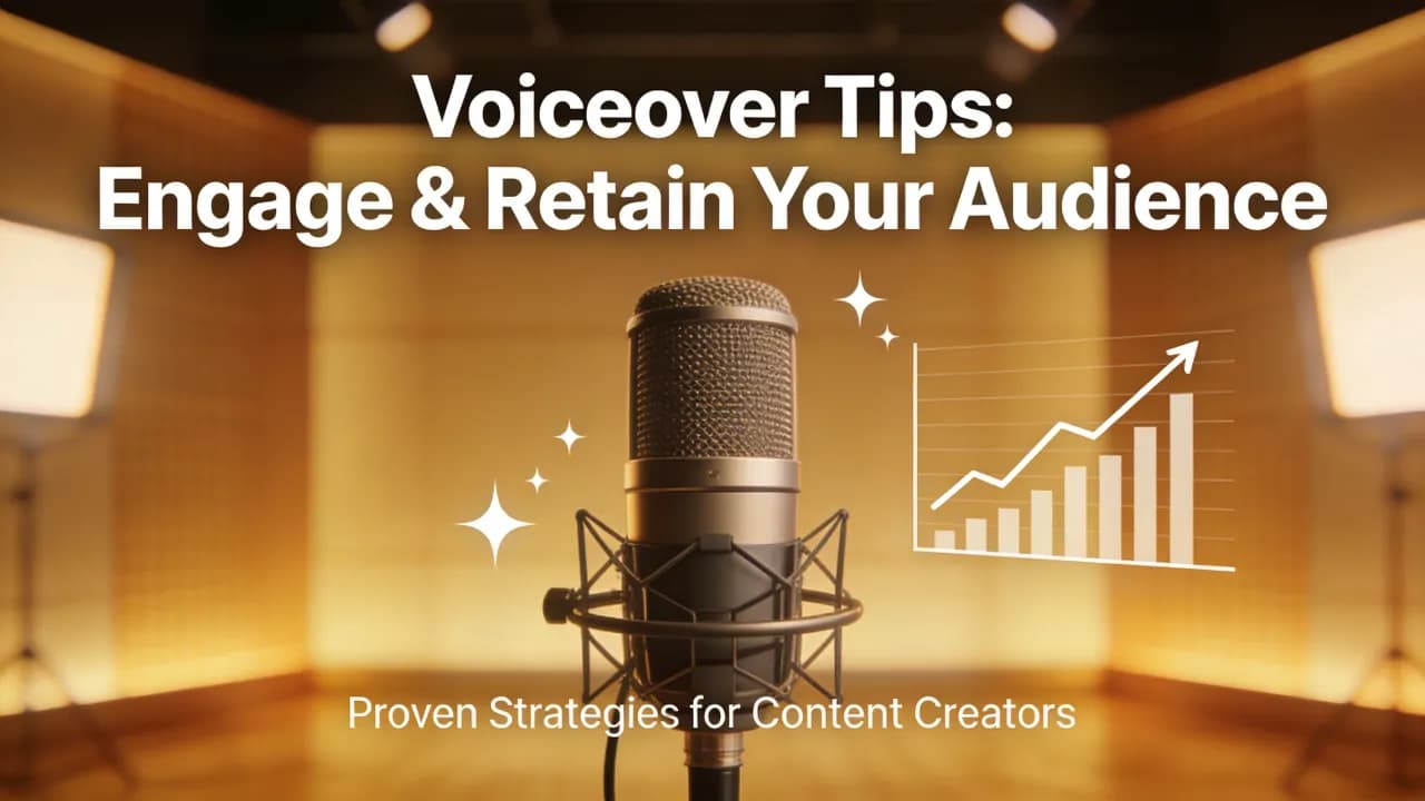 Voiceover Tips: Make Your Videos More Engaging