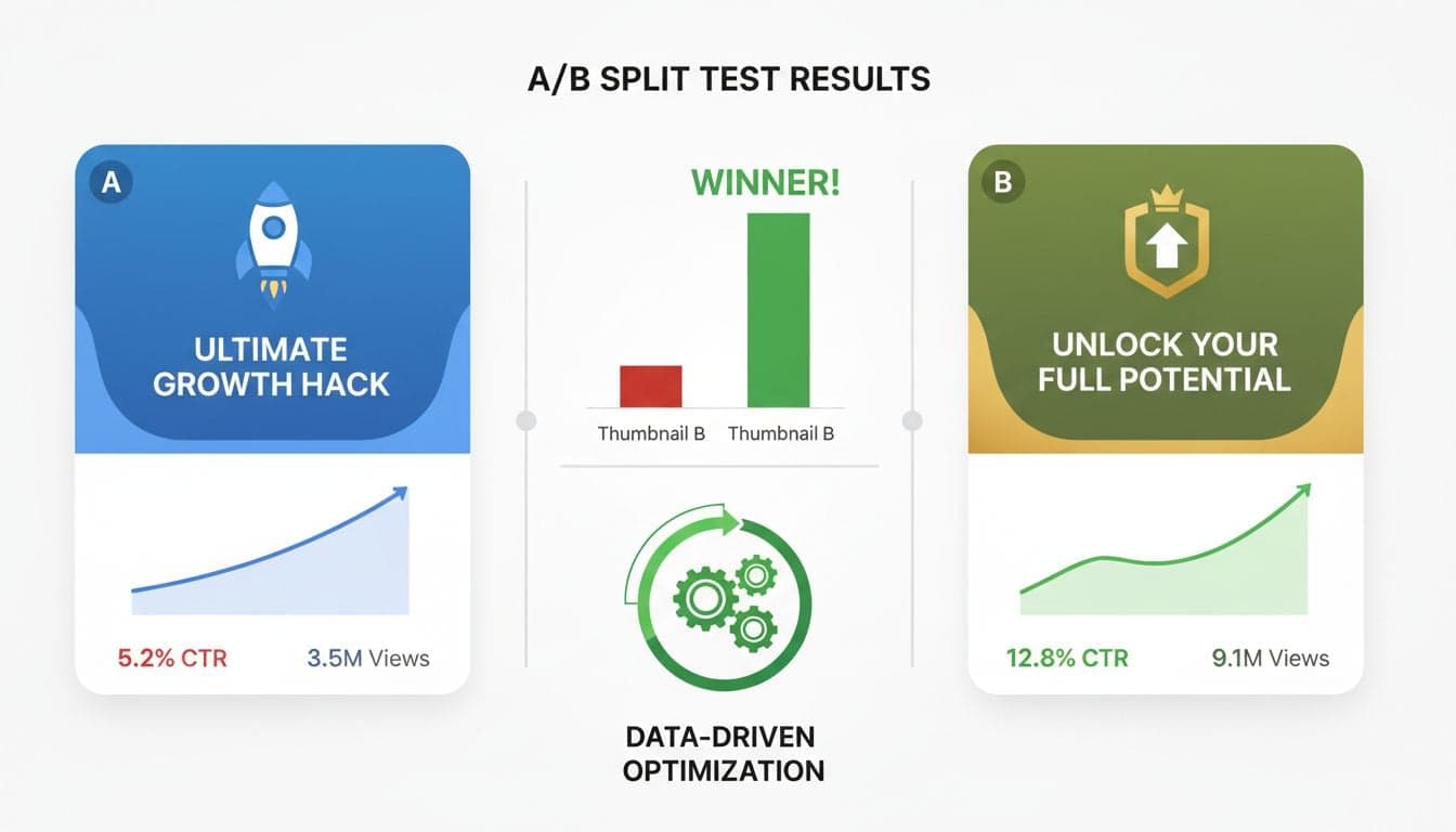 A/B Test Your Video Thumbnails and Titles for Growth
