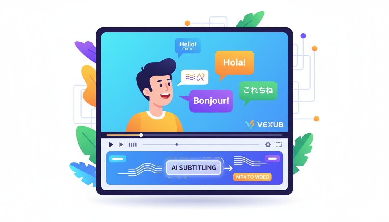 Video preparation and import process shown in Vexub interface.