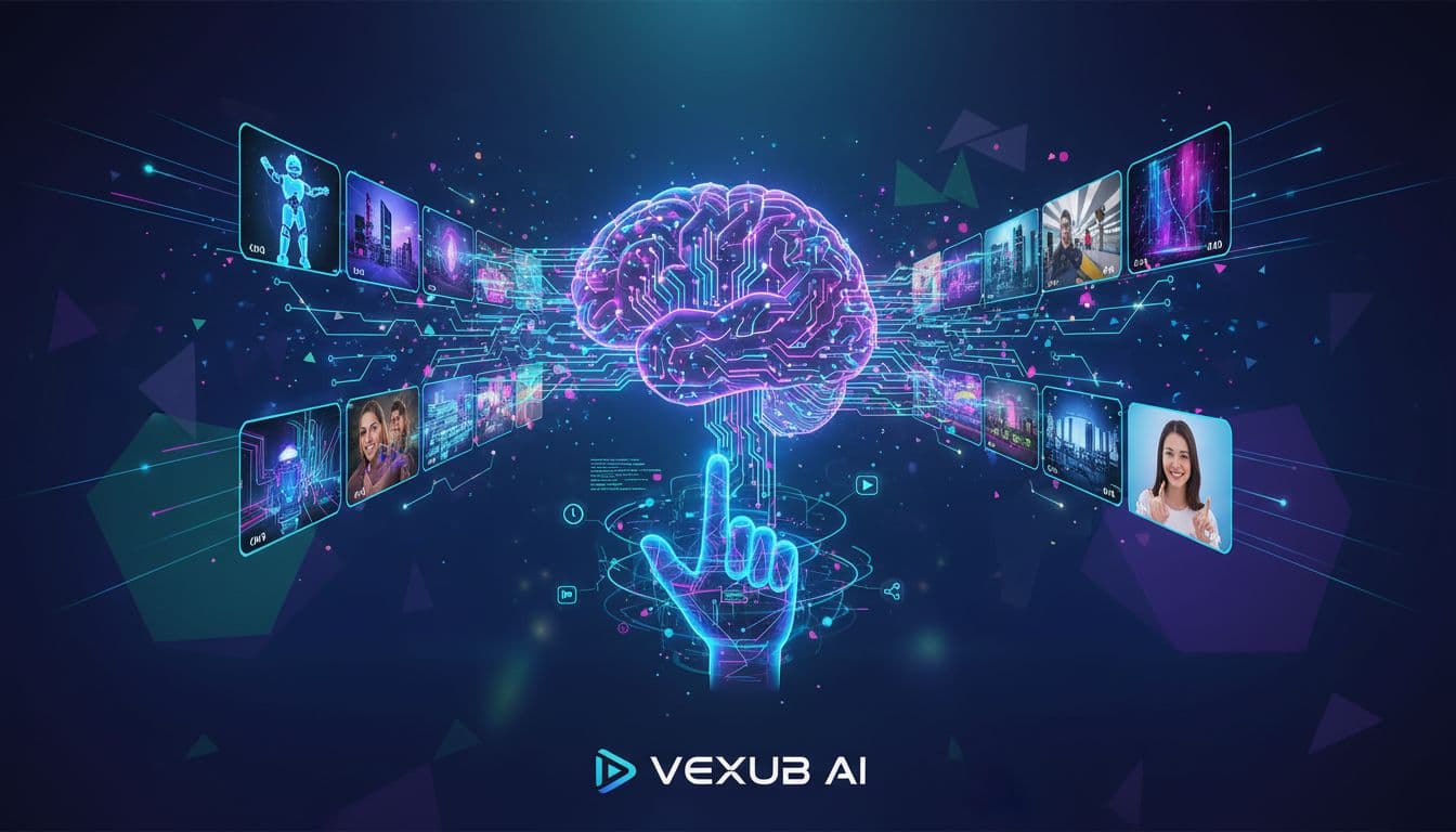 Customization options for generated videos on Vexub platform