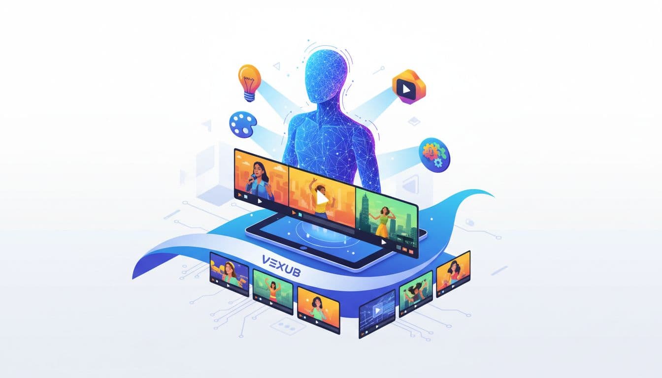 Screenshot showcasing idea generation for human video creation.