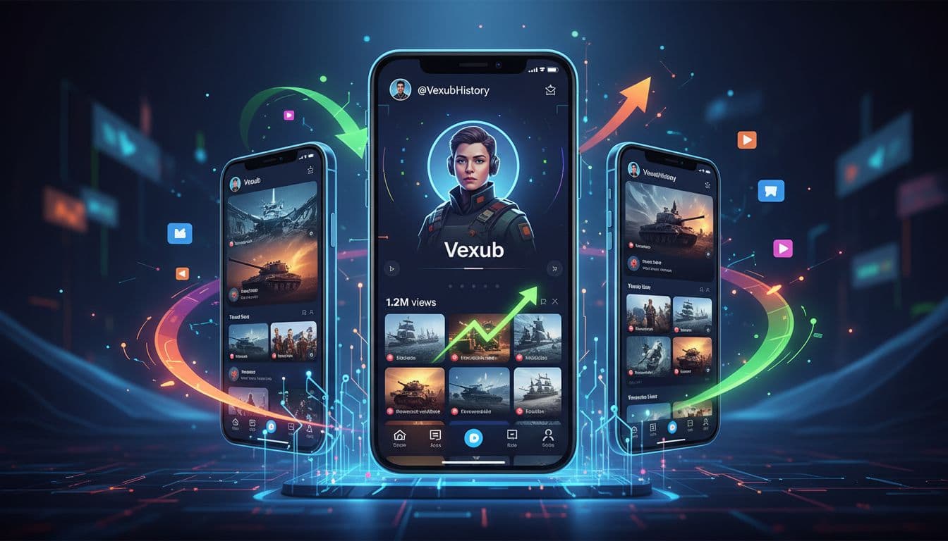 Visual representation of compelling military history story topics for TikTok.