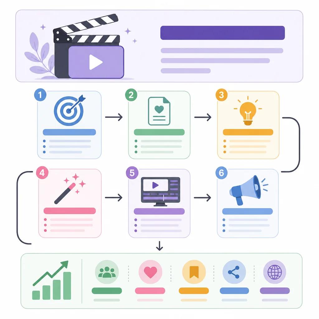 Diagram explaining ai video for brand storytelling