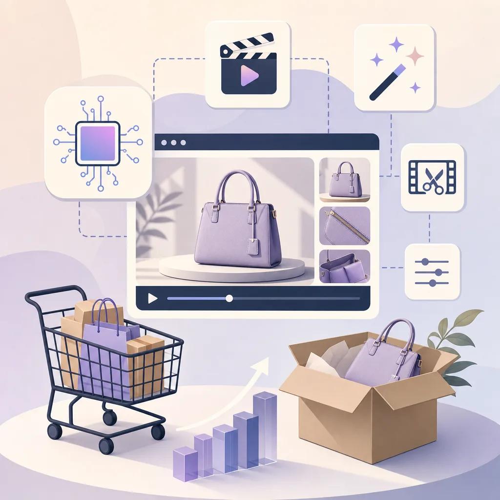 Illustration related to best ai video tools for e-commerce